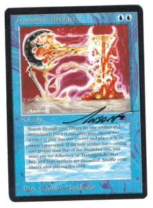 Magic the Gathering, Artefacto Transmutado Antigüedades Artista Prueba Inglés Y - Imagen 1 de 2