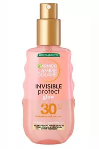 Garnier Ambre Solaire Sun Tan Invisible Protect Glow 150ml SPF30 Watermelon - Picture 1 of 9