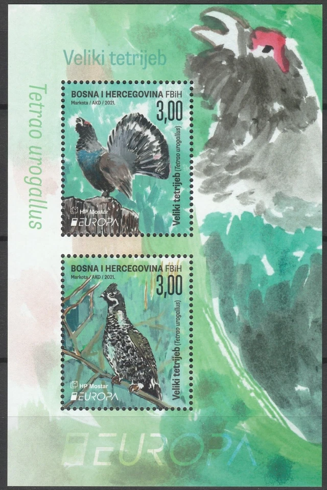 Bosnia Herzegovina Croatian 2021 CEPT Europa MNH sheet - Image 1 of 1