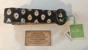 Vera Bradley Classic Cintura Nera NUOVA CON ETICHETTE - Foto 1 di 5