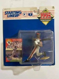 1995 MLB CECIL FIELDER KENNER Starting Lineup SLB FIGURE & CARD DETROIT TIGERS  - Picture 1 of 3