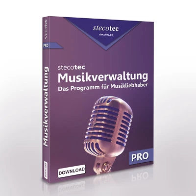 Stecotec Musikverwaltung Pro: Musiksammlung verwalten | CDs / Schallplatten
