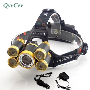 Flashlight forehead camping head light torch head flashlight led headlamp - Picture 1 of 8