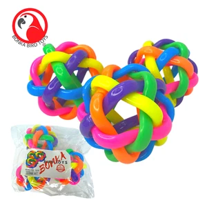 Bonka Bird Toys 3599 Pk3 - 3.5" Wibbly Balls Foot Talon Craft Part Bird Toys Pet - Picture 1 of 5