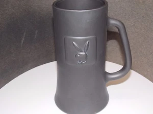 VINTAGE PLAYBOY BUNNY RABBIT 6 1/4" BEER STEIN/GLASS MUG! GREAT SHAPE! - Picture 1 of 2