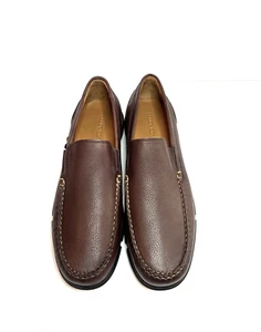 NEW Allen Edmonds Miles Brown Leather Venetian Loafers Slip On Shoes Men Sz 14 D - Picture 1 of 14