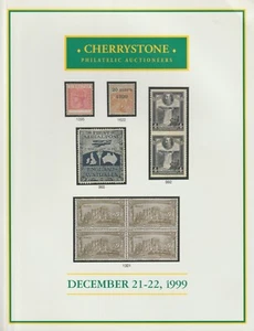 Cherrystone Philatelic Auctioneers Catalog December 21-22, 1999 - Picture 1 of 1