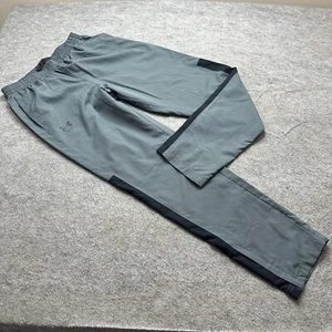 Under Armour Windbreaker Track Pants Men M Gray 32" Ankle Zip Vital Woven - Picture 1 of 19
