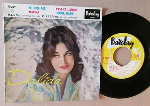 DALIDA : Ne joue pas 7" EP 45T 1959 Original BARCLAY 70289 très bon état - Picture 1 of 2