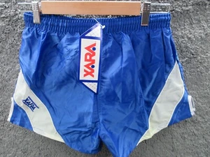 Neu mit Etikett Vintage 90er Y2K Xara gefütterte kleine Nylon-Fußballshorts für Herren - Bild 1 von 11