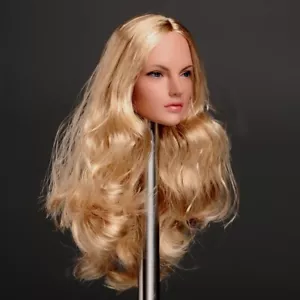 1/6 SDH005-B Head Model Yellow Curly Girl For12 inch PH TBL Action Figure - Picture 1 of 6