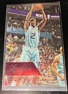 Marvin Williams 2015-16 Prestige Bonus Shots Red Parallel #185 /199 Hornets - Image 1 of 2