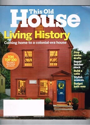 This Old House Magazine November December 2016 Foto 1 de 2