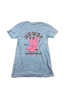 Damen-T-Shirt Nashville Tennessee Howdy rosa Cowgirll Stiefel S - Bild 1 von 4