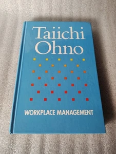 Workplace Management Taiichi Ohno 1988 First Edition Productivity Press HC - Picture 1 of 6
