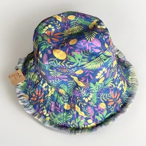 Little Brownie Baker Reversible Floral Bucket Hat Kids Girl Scouts Cookie New - Picture 1 of 6