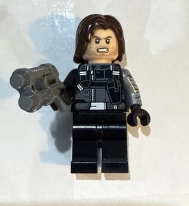 LEGO Winter Soldier Minifigure - 76051 76047 MARVEL Avengers Bucky Barnes - Picture 1 of 3