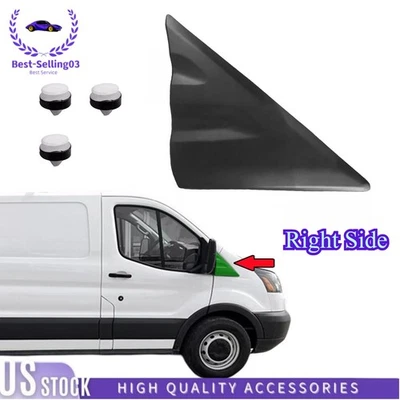 For Ford Transit 150 250 350 350HD Mirror Fender Corner Cover Trim Right Side - Image 1 of 4