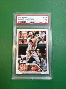 2023 Topps #206 Gunnar Henderson - RC PSA 7 - Picture 1 of 3