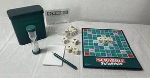 Scrabble Scramble Travel Size Board Game Complete Set - Free Post - Picture 1 of 2