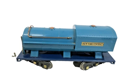 MTH Standard Gauge Tinplate Blue Brass Trim Blue Comet NYC Tender ONLY - Image 1 of 4