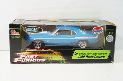 Racing Champions Fast Furious 1969 Yenko Camaro 1:18 Diecast Car - Image 1 of 4
