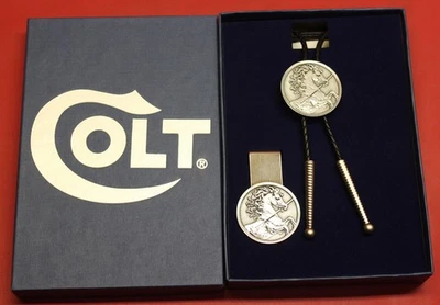 Colt Firearms Bolo Tie / Money Clip set in Box - Image 1 of 2