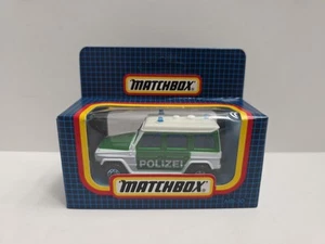 Boxed  Matchbox Polizei Mercedes-Benz G Wagon MB30 - Picture 1 of 9
