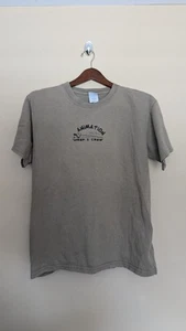 Animation Pdi/dw Shrek 2 Crew Boots Cat Promo T Shirt Rare Sz Med 19x25 Beige Gr - Imagen 1 de 6