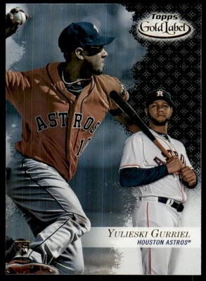 2017 Topps Gold Label Yulieski Gurriel novato Houston Astros #54 Foto 1 de 2