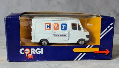 Corgi 576 Mercedes 207D Van Curtis Holt CAC Toolbank - Image 1 of 4