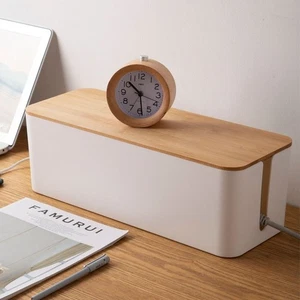 Socket Organizer Line Storage Bin Wire Case Power Strip Case Cable Storage Box - Afbeelding 1 van 15
