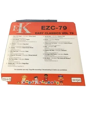 Easy Karaoke Easy Classics EZC 79 - Image 1 of 2