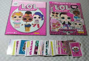 LOT 2 ALBUM PANINI FIGURE 2018 2019 LOL SURPRISE + 145 FIGURE 2018 L.O.L.