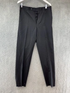 Claiborne Men's Black Pleated Dress Pants Size 34W 34L EUC - Picture 1 of 3