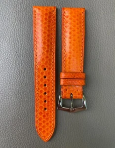 Genuine Snake Skin leather Watch Strap Band size 16 18 19 20 21 22 23 24 25 26mm - Picture 1 of 14
