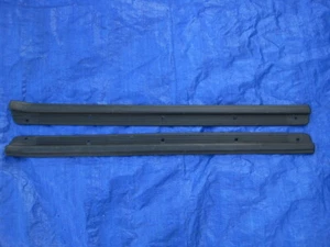 1990-1996 NISSAN 300ZX 11s right and left sill plates black - Picture 1 of 4