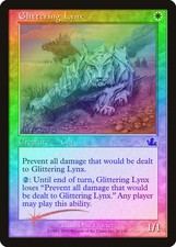 Glittering Lynx FOIL Prophecy NM White Common MAGIC GATHERING CARD ABUGames