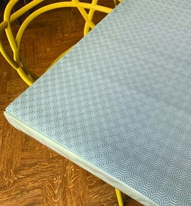 Proteggi Tavolo Resistente al Calore Blu Grigio Feltro Fondo Pulito Impermeabile - Foto 1 di 1