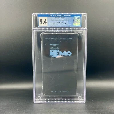 PROMO SCREENER CGC 9.4 A+ Finding Nemo VHS Movie Disney Sealed Graded - Image 1 of 2