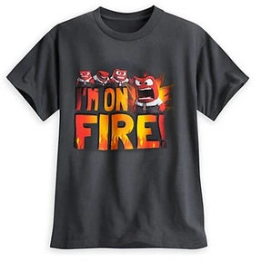 Camiseta Disney Store Pixar Fest Inside Out Película Ira Niños Talla 4 5/6 7/8 Nueva - Imagen 1 de 1