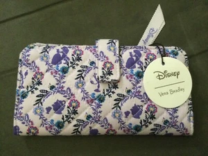 Vera Bradley Disney Finley Beauty & The Beast Belle Snap Wallet RFID NWT - Picture 1 of 5