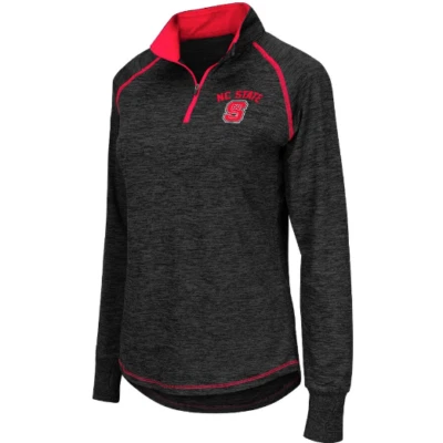 *NWT* NC STATE WOLFPACK Colosseum Black NCAA Quarter-Zip Sweatshirt (Women's S) - Image 1 of 4