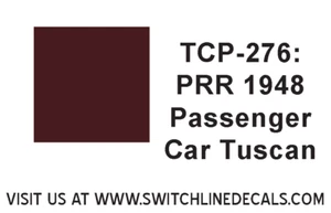 Tru Color Paint PRR 1948+ Psg.Car Tuscan 1oz - Picture 1 of 1