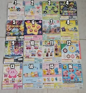 SCEGLI 1! GASHAPON DISTRIBUTORE AUTOMATICO GIOCATTOLO CARTA ESPOSITORE SCHEDA! POKEMON KIRBY TOMY! e39 - Foto 1 di 3