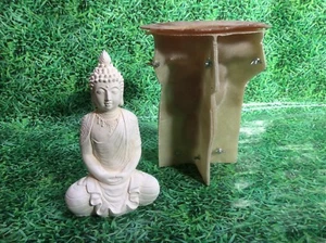 LATEX AND FIBREGLASS MOULD BUDDHA 30CM TALL ORNAMENT MOULD - Picture 1 of 11