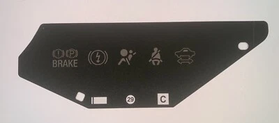 2013-up Ford Fusion Taurus EDGE Flex Explorer Expedition BRAKE Speedo Overlay — 第 1/3 张图片