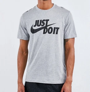 NIKE SPORTSWEAR NSW JUST DO IT GRAU T-SHIRT T-SHIRT JDI GRÖSSE UK L, XL LETZTE PAAR NEU - Bild 1 von 4