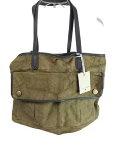 Nili Lotan Canvas Tasche Olivgrün Groß Neu Mit Etikett Umweltfreundlich - Bild 1 von 11