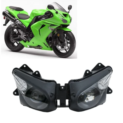 Headlight HeadLamp Assembly Fit For Kawasaki Ninja ZX10R ZX-10R 2006-2007 06 07 — 第 1/4 张图片